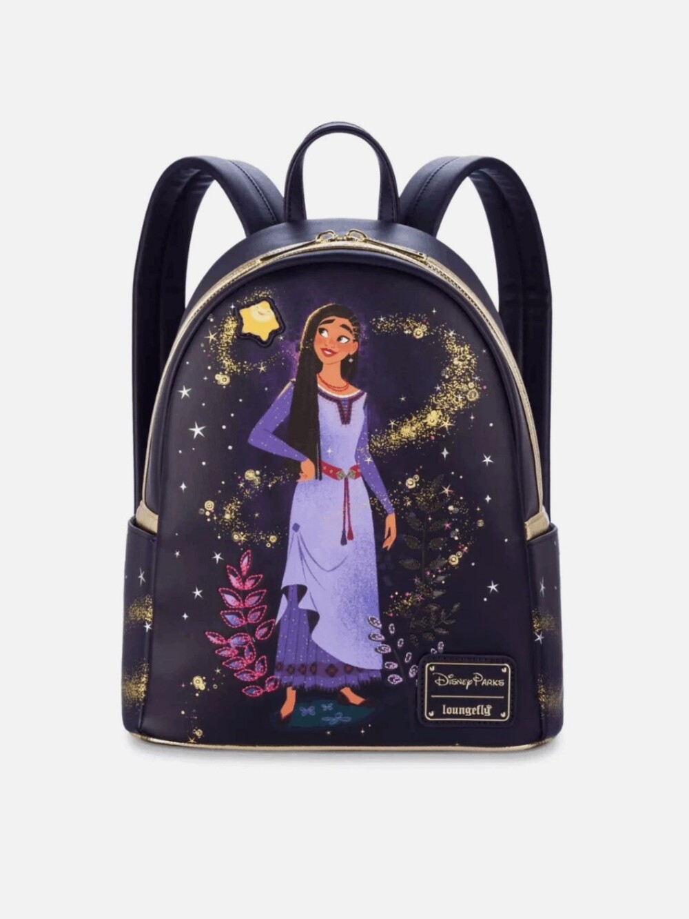 Disney Parks Disney 100 Wish Asha Loungefly Mini Backpack - Picture 1 of 11